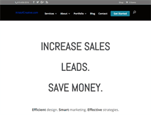 Tablet Screenshot of kristofcreative.com